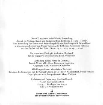 CD Various: Barock Im Vatikan (Musik Im Rom Der Päpste 1606-1644)