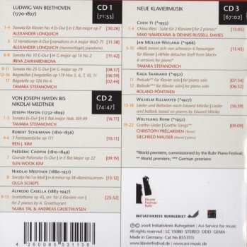 3CD/Coffret Various: Beethoven Und ... & Neue Klaviermusik