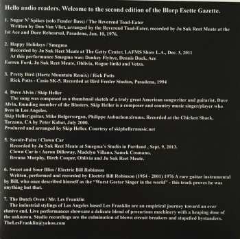 CD Various: Blorp Esette Gazette: Volume Two - Winter 2013 - 2014