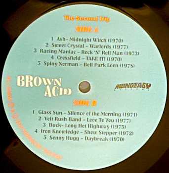 LP Various: Brown Acid: The Second Trip (Heavy Rock From The Classic Comedown Era)
