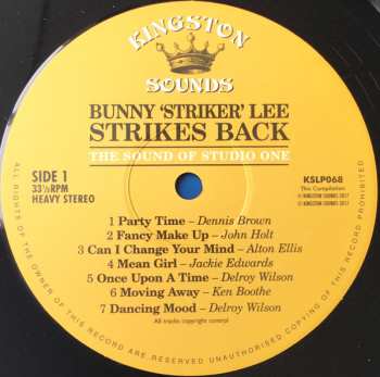 LP Various: Bunny 'Striker' Lee Strikes Back (The Sound Of Studio One)