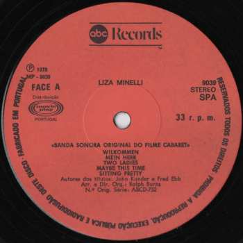 LP Various: Banda Sonora Original Do Filme Cabaret