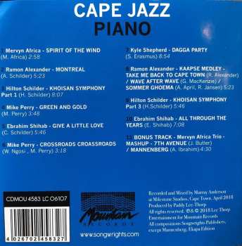 CD Various: Cape Jazz Piano