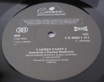 LP Various: Carmen Party 2 - Tentokrát S Karlem Hašlerem