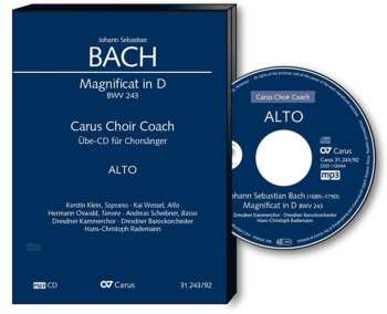 CD Various: Carus Choir Coach - Johann Sebastian Bach: Magnificat D-dur Bwv 243 (alt)