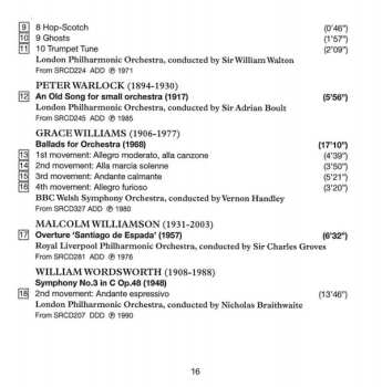 4CD Various: Celebrating 50 Years Devoted To British Music (Set Two: Gordon Jacob ~ William Wordsworth)