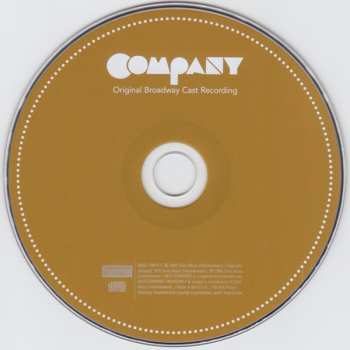 CD Various: Company (A Musical Comedy) (Original Broadway Cast Recording)