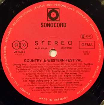 LP Various: Country & Western Festival