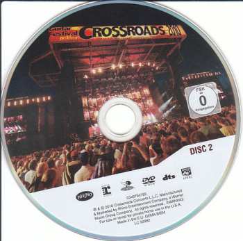 2DVD Various: Crossroads - Eric Clapton Guitar Festival 2010