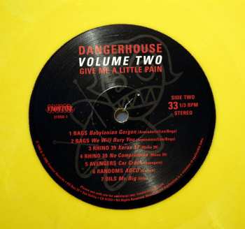 LP Various: Dangerhouse Volume Two: Give Me A Little Pain! CLR
