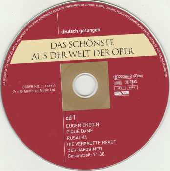 2CD Various: Das Schönste Aus Der Welt Der Oper (Boris Godunow / Eugen Onegin / Pique Dame / Rusalka / Fürst Igor / Die Verkaufte Braut / U. A.) DIGI