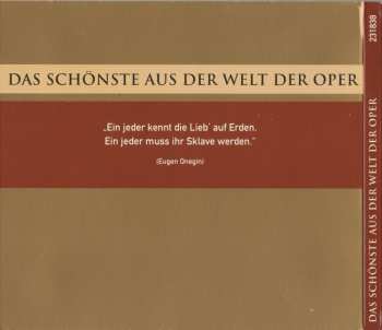 2CD Various: Das Schönste Aus Der Welt Der Oper (Boris Godunow / Eugen Onegin / Pique Dame / Rusalka / Fürst Igor / Die Verkaufte Braut / U. A.) DIGI