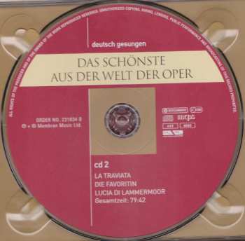 2CD Various: Das Schönste Aus Der Welt Der Oper | Der Troubadour, Simon Boccanegra, Die Sizilianische Vesper U. V. A. DIGI