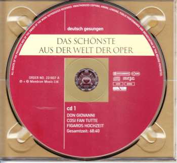 2CD Various: Das Schönste Aus Der Welt Der Oper | Don Giovanni, Cosí Fan Tutte, Figaros Hochzeit, Orpheus Und Eurydike, Iphigenie In Aulis, Iphigenie Auf Tauris, Norma U. A. DIGI