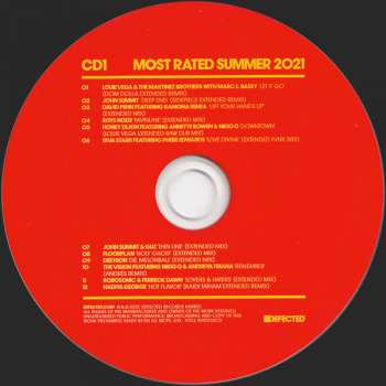 3CD Various: Defected Presents Most Rated Summer 2021