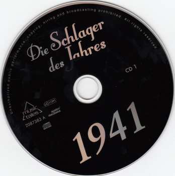 2CD Various: Die Schlager Des Jahres 1941