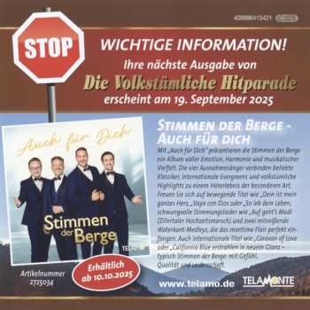 2CD Various: Die Volkstümliche Hitparade Herbst 2025