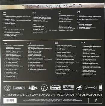 4LP/4CD/Coffret Various: DRO 40 Aniversario - ...Y El Futuro Sigue Caminando Un Paso Por Detrás De Nosotros DLX | LTD