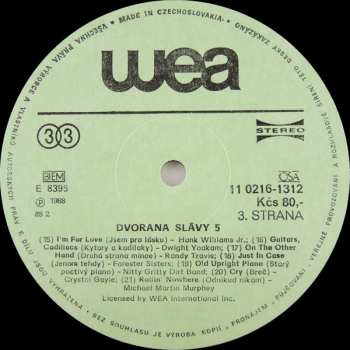 2LP Various: Dvorana Slávy 5