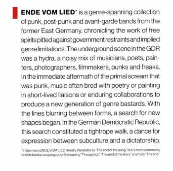 CD Various: Ende Vom Lied: East German Underground Sound 1979 - 1990