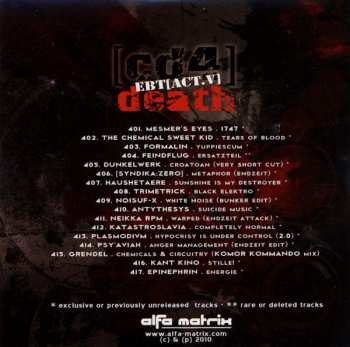 4CD/Coffret Various: Endzeit Bunkertracks [Act V]