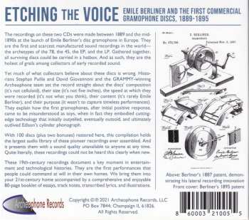CD Various: Etching The Voice: Emile Berliner And The First Commercial Gramophone Discs, 1889-1895