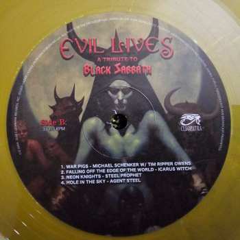 LP Various: Evil Lives (A Tribute To Black Sabbath) CLR | LTD