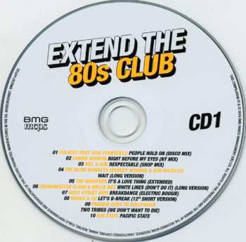 3CD/Coffret Various: Extend The 80s Club (Essential 12" And Extended Mixes Of 80s Club Classics)