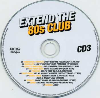 3CD/Coffret Various: Extend The 80s Club (Essential 12" And Extended Mixes Of 80s Club Classics)