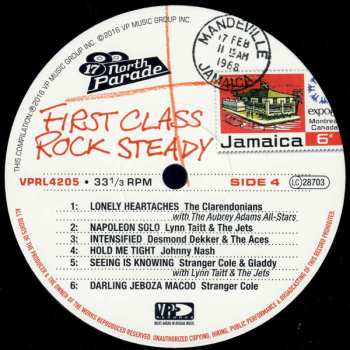 2LP Various: First Class Rock Steady