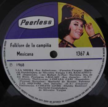 3LP/Coffret Various: Folklore De La Campiña Mexicana
