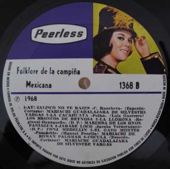 3LP/Coffret Various: Folklore De La Campiña Mexicana