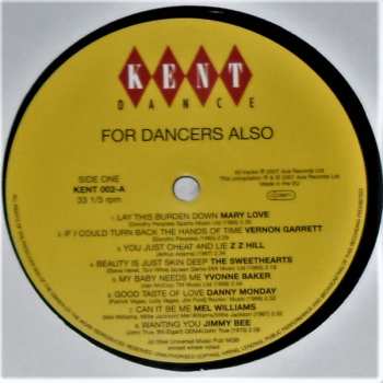 LP Various: For Dancers Also