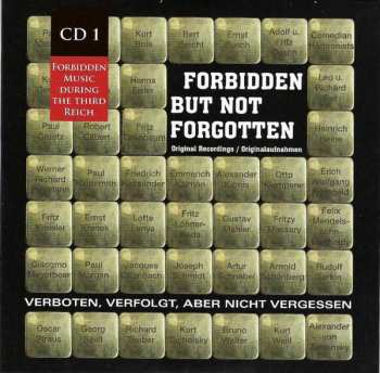 10CD/Coffret Various: Forbidden But Not Forgotten = Verboten, Verfolgt, Aber Nicht Vergessen (Forbidden Music During The Third Reich)