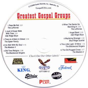 CD Various: Greatest Gospel Groups
