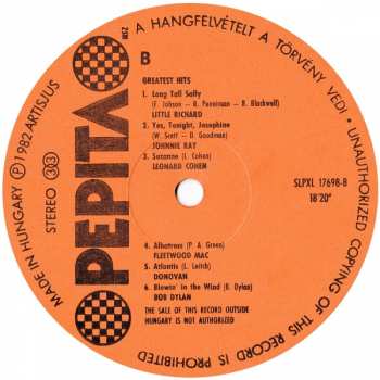 LP Various: Greatest Hits