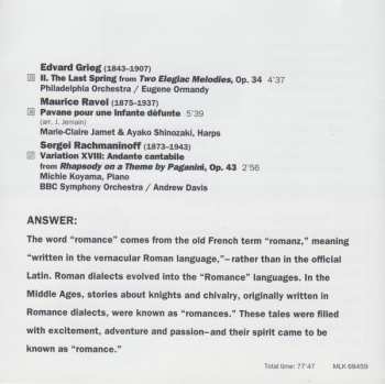 CD Various: Greatest Hits - Romance