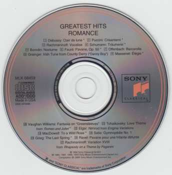 CD Various: Greatest Hits - Romance