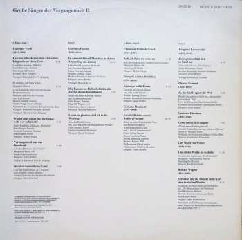 2LP Various: Große Sänger Der Vergangenheit II (2xLP)