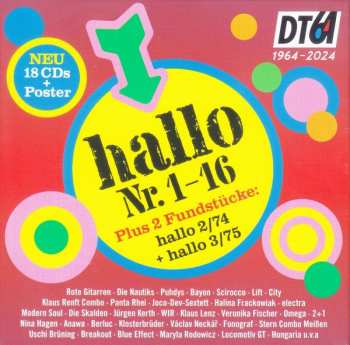 18CD/Coffret Various: Hallo Nr. 1-16 + Hallo 2/74 + Hallo 3/75 LTD