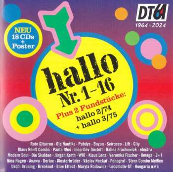 18CD/Coffret Various: Hallo Nr. 1-16 + Hallo 2/74 + Hallo 3/75 LTD
