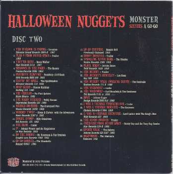 3CD/Coffret Various: Halloween Nuggets:  Monster Sixties A Go-Go
