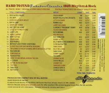 CD Various: Hard To Find Jukebox Classics 1957: Rhythm And Rock