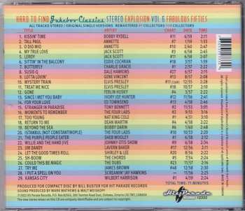 CD Various: Hard To Find Jukebox Classics – Stereo Explosion Volume 6: Fabulous Fifties