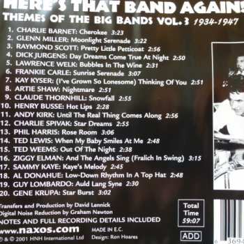 CD Various: Here's That Bands Again! - Themes Of The Big Bands Vol.3 - 1934-1947