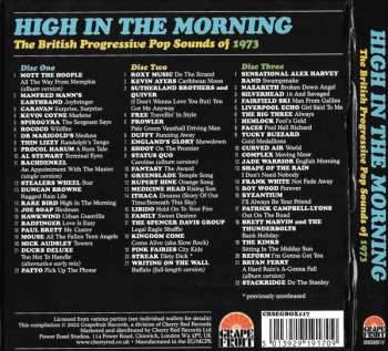 3CD/Coffret Various: High In The Morning (The British Progressive Pop Sounds Of 1973)
