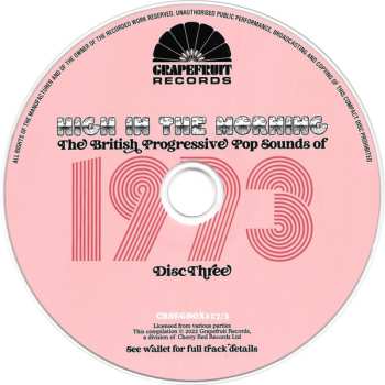 3CD/Coffret Various: High In The Morning (The British Progressive Pop Sounds Of 1973)