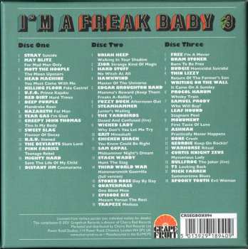 3CD/Coffret Various: I'm A Freak Baby 3 (A Further Journey Through The British Heavy Psych And Hard Rock Underground Scene 1968-1973) 