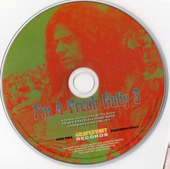 3CD/Coffret Various: I'm A Freak Baby 3 (A Further Journey Through The British Heavy Psych And Hard Rock Underground Scene 1968-1973) 