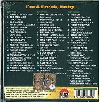 3CD/Coffret Various: I'm A Freak, Baby... A Journey Through The British Heavy Psych And Hard Rock Underground Scene 1968-72